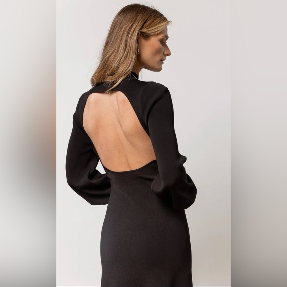 Future collective dress with back cut out